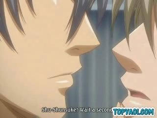 Szexi buzi anime fiúk amelynek egy nyelv csók makeout pillanat
