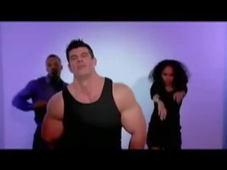 Muscle Hunk Perfection Has Own Music clip