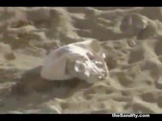 Thesandfly аматьори плаж stupendous секс!